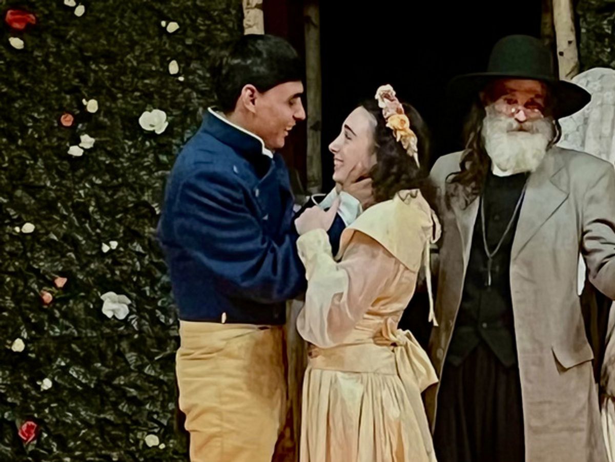 Devin Romero, Aurelea and William English at Photos: First Look at Stag & Lion Theatre Company's MUCH ADO ABOUT NOTHING At The Trinity Theatre