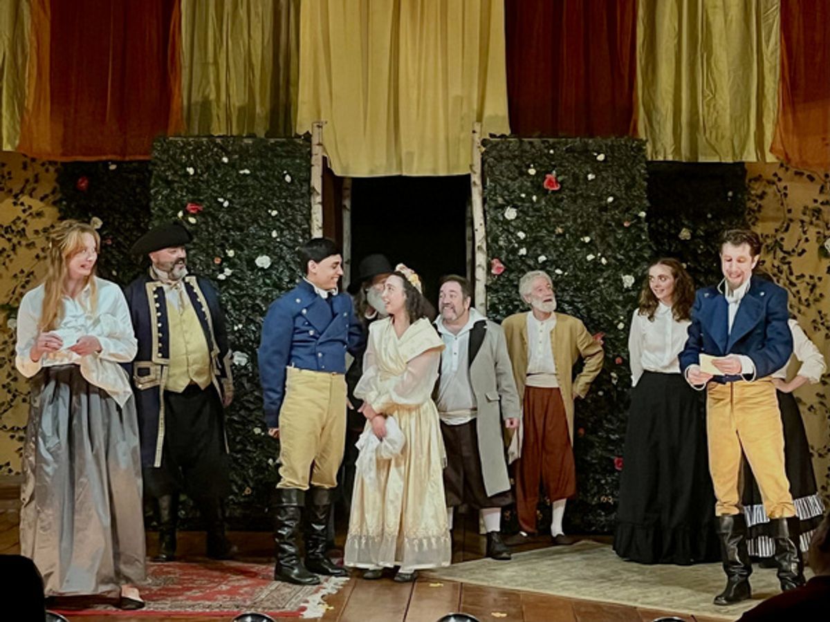 The company of Much Ado About Nothing at Photos: First Look at Stag & Lion Theatre Company's MUCH ADO ABOUT NOTHING At The Trinity Theatre