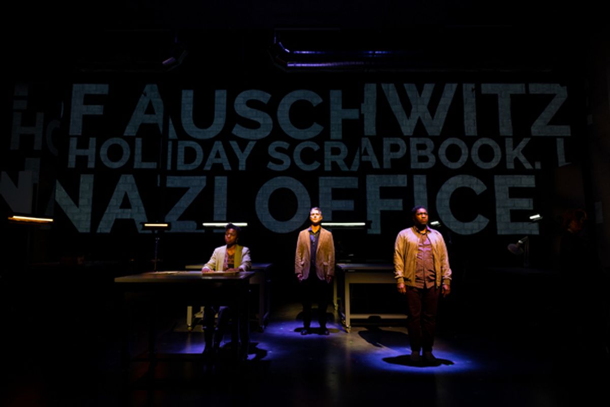 Frances Uku, Scott Barrow and Charles Browning  at 