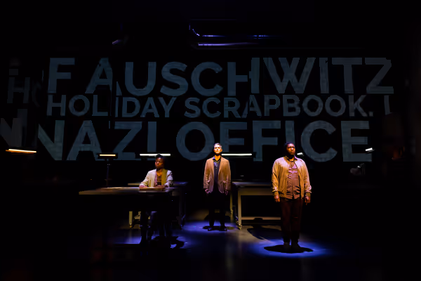 Frances Uku, Scott Barrow and Charles Browning  Photo