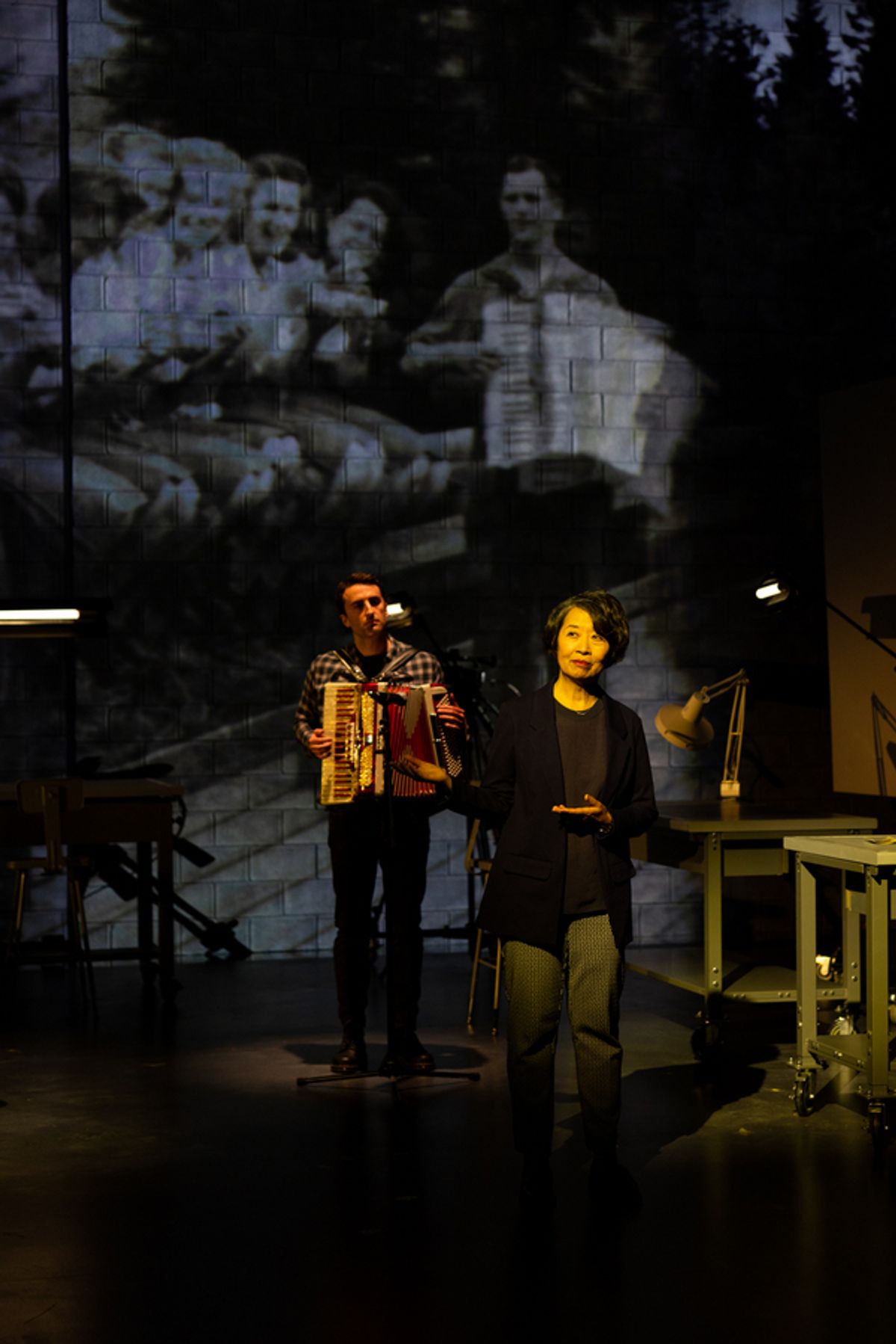 Charlie Thurston and Jeanne Sakata at 