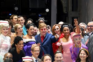Elton John and the cast of The Devil Wears Prada @ BroadwayWorld Elton John and the cast of The Devil Wears Prada Photo
