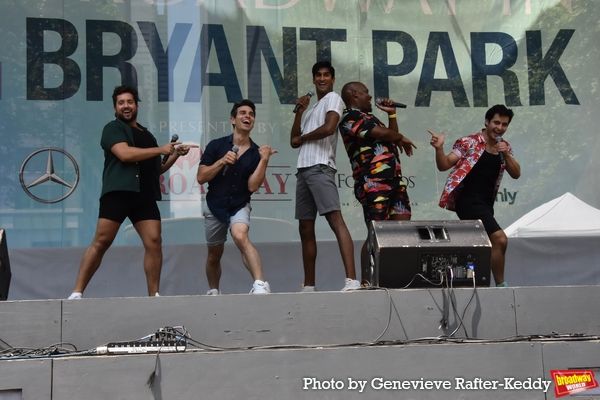 Michael James Scott, Michael Maliakel with Zach Bencal, Brian Dillon and Max B. Ehrli Photo