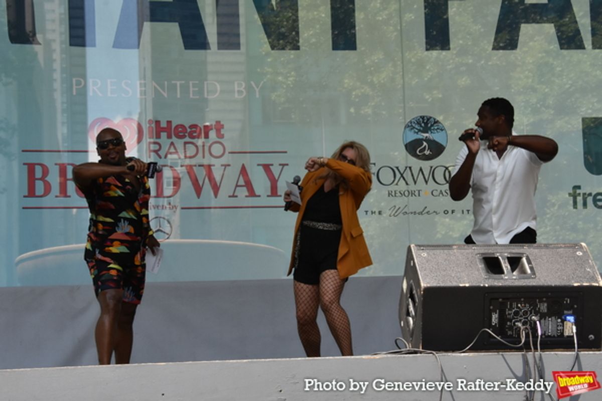 Michael James Scott, Delilah ad Jelani Remy at 