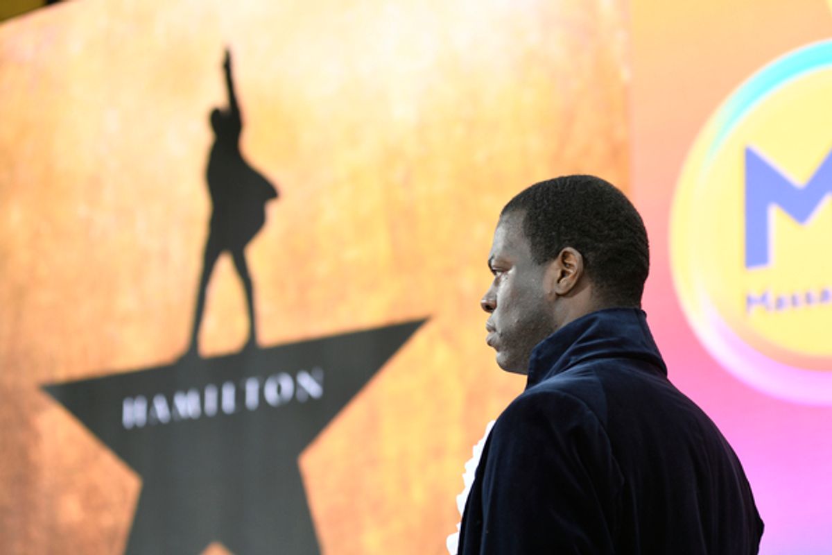 Cast of HAMILTON at Photos: First Look At The Cast of HAMILTON Performing In Their First-Ever Morning Show Concert