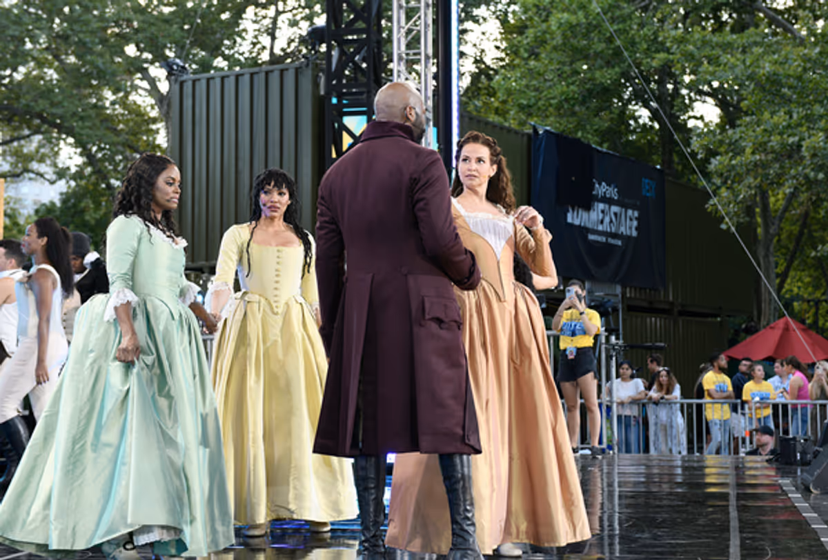 Cast of HAMILTON at Photos: First Look At The Cast of HAMILTON Performing In Their First-Ever Morning Show Concert