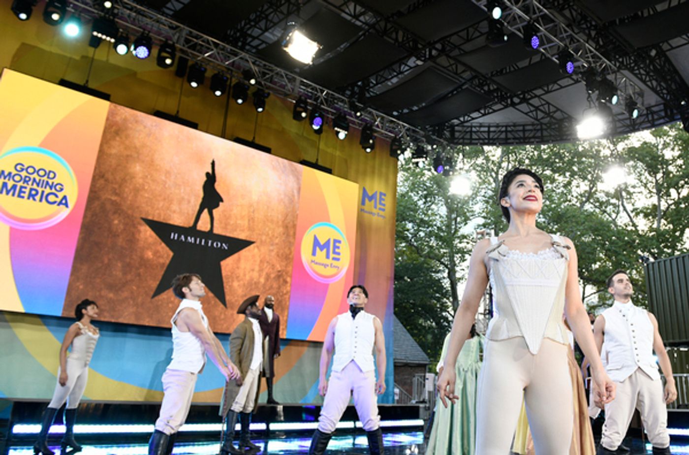 Photos: First Look At The Cast of HAMILTON Performing In Their First-Ever Morning Show Concert  Image