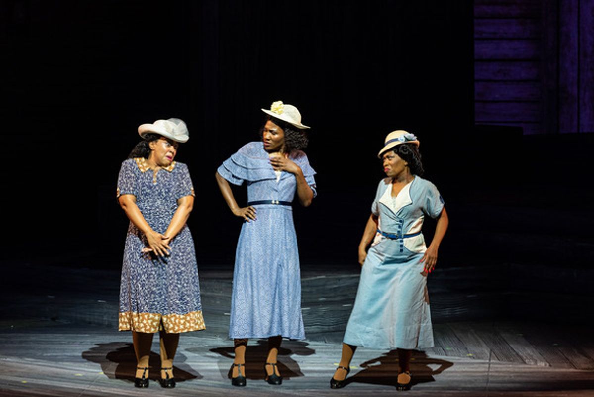 Melanie Loren, Shantel Cribbs and Alexis Roston
PC Phillip Hamer at Photo/Video: First Look At THE COLOR PURPLE At The Muny