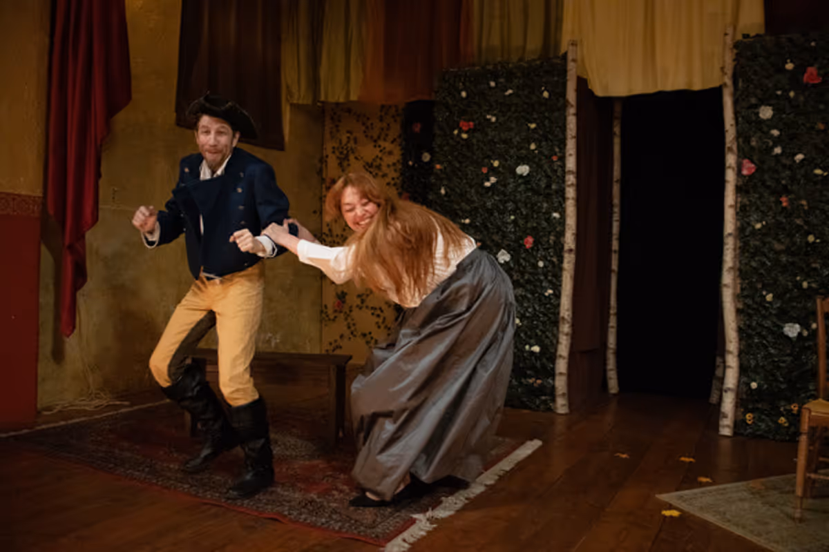 Joshua Koehn and Chelsea LeSage. at Photos: Stag & Lion Theatre Company Approaches Closing Of MUCH ADO ABOUT NOTHING At The Trinity Theatre