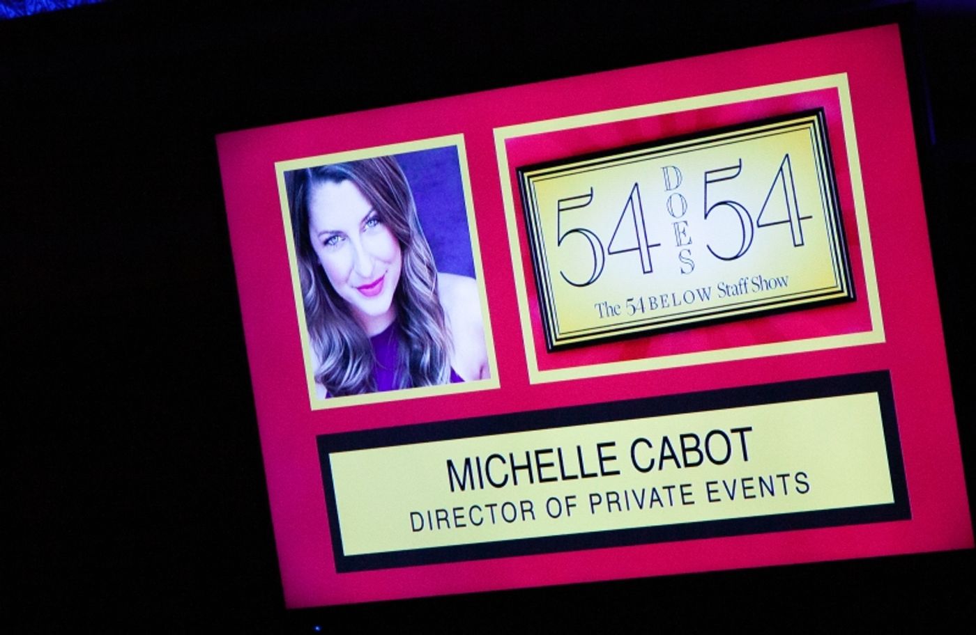 Review: 54 DOES 54: THE 54 BELOW STAFF SHOW at 54 Below Welcomes New Faces And Bids Bustamante Bye Bye Review: 54 DOES 54: THE 54 BELOW STAFF SHOW at 54 Below Welcomes New Faces And Bids Bustamante Bye Bye Image