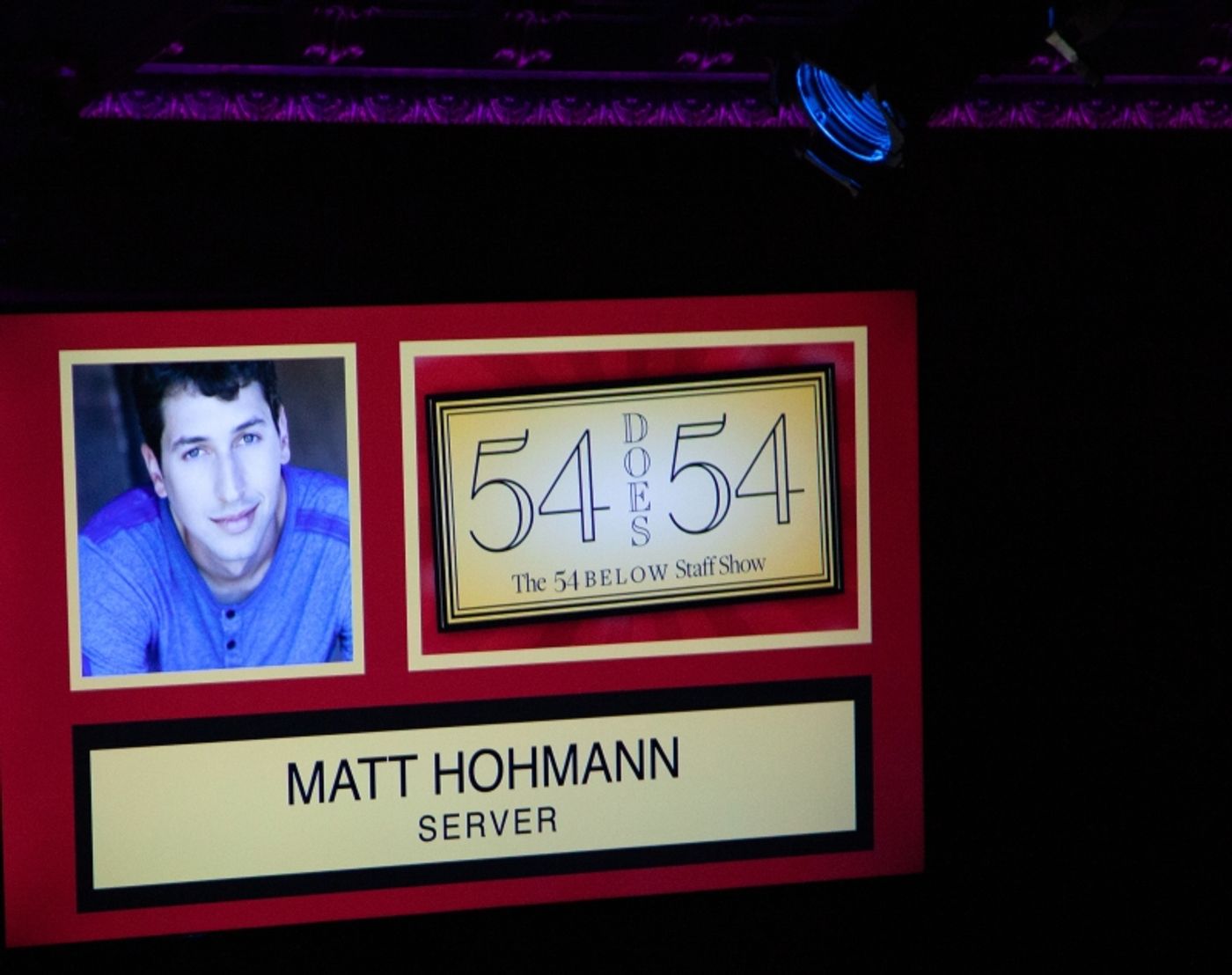 Review: 54 DOES 54: THE 54 BELOW STAFF SHOW at 54 Below Welcomes New Faces And Bids Bustamante Bye Bye Review: 54 DOES 54: THE 54 BELOW STAFF SHOW at 54 Below Welcomes New Faces And Bids Bustamante Bye Bye Image