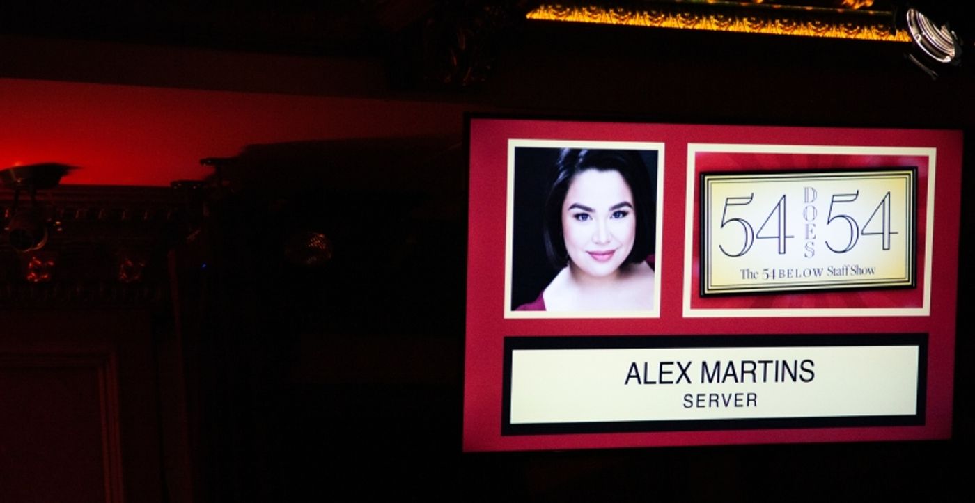 Review: 54 DOES 54: THE 54 BELOW STAFF SHOW at 54 Below Welcomes New Faces And Bids Bustamante Bye Bye Review: 54 DOES 54: THE 54 BELOW STAFF SHOW at 54 Below Welcomes New Faces And Bids Bustamante Bye Bye Image