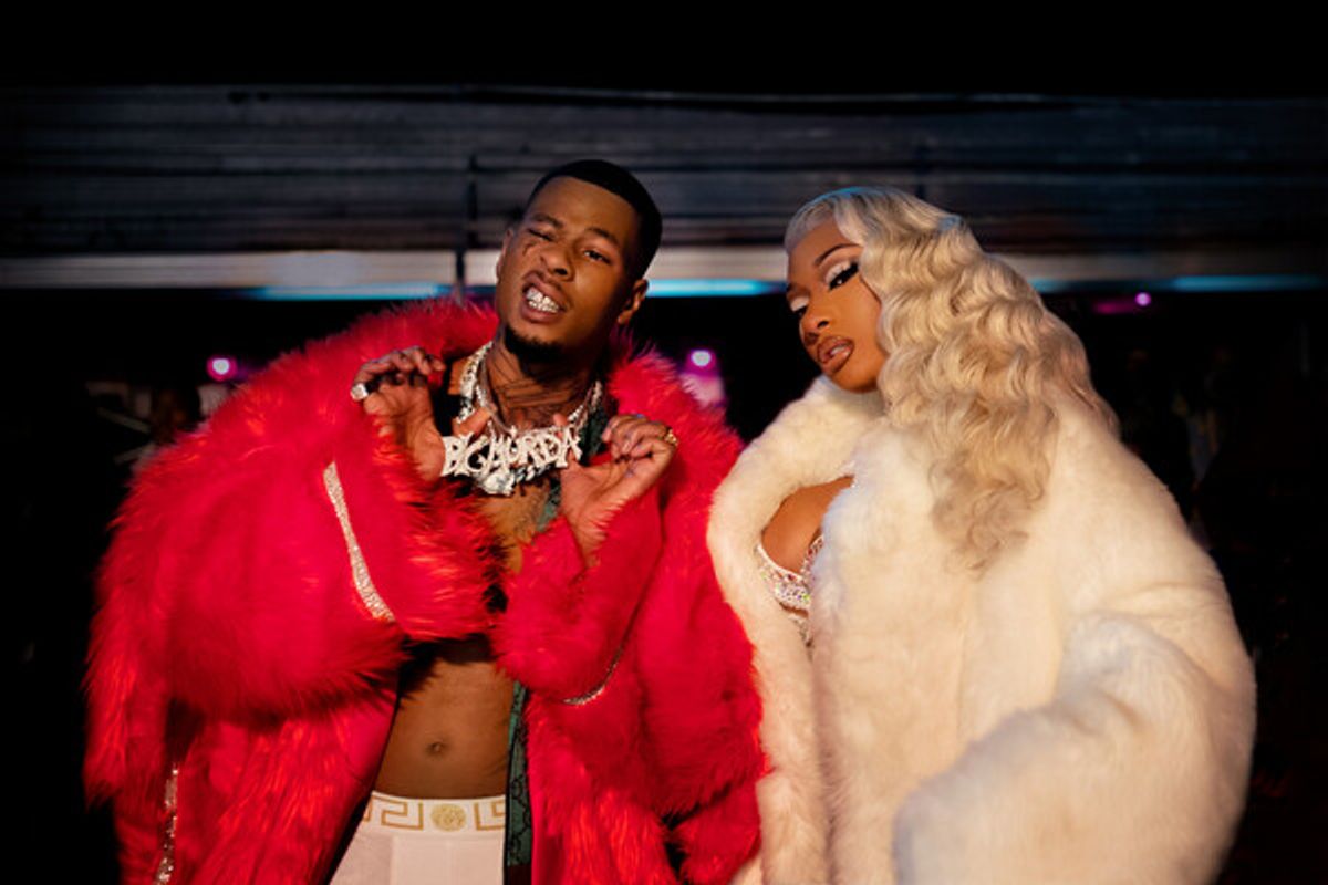 Megan Thee Stallion & the Cast of P-Valley at Photos: Megan Thee Stallion Makes Guest Appearance in P-VALLEY on Starz