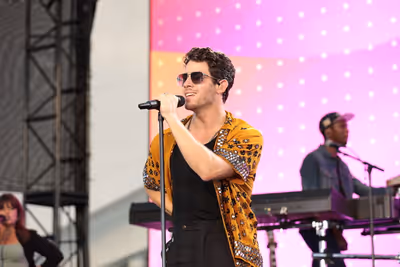 Nick Jonas performs at the Cedars Sinai Medical Center’s Board of Governors 50th An Photo