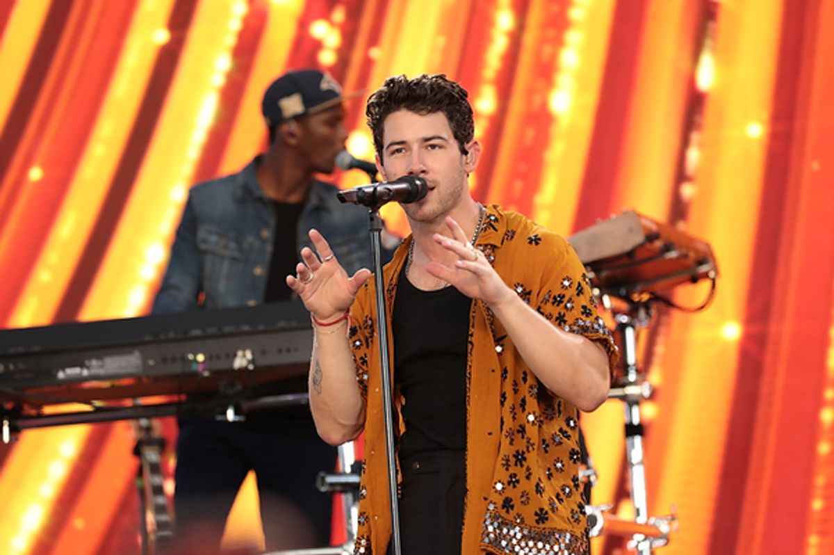 Nick Jonas performs at the Cedars Sinai Medical Center’s Board of Governors 50th Anniversary Gala

 at 