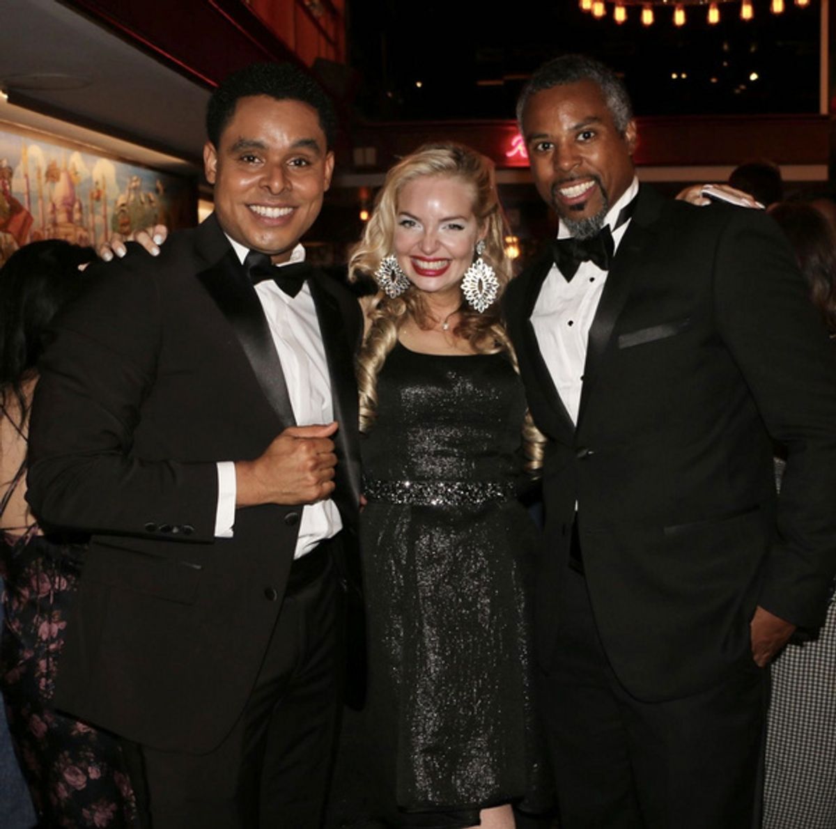 Phillip Attmore, Grace Field and Dewitt Fleming Jr at 