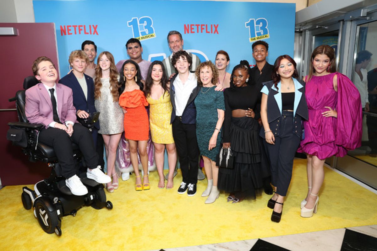 The cast of 13 the musical at Photos: Stars of 13: THE MUSICAL Hit the Red Carpet