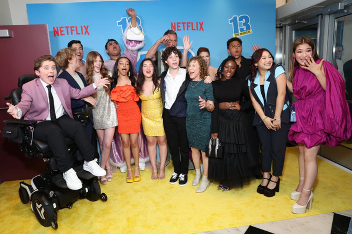 The cast of 13 the musical at Photos: Stars of 13: THE MUSICAL Hit the Red Carpet