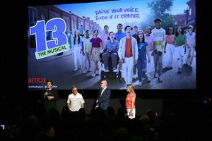 Jason Robert Brown, Robert Horn, Neil Meron and Tamra Davis Photo