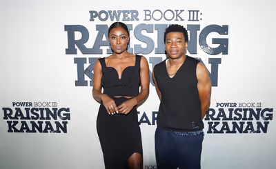 Patina Miller and MeKai Curtis Photo