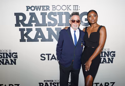 Mark Canton and Patina Miller Photo