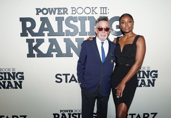 Mark Canton and Patina Miller Photo