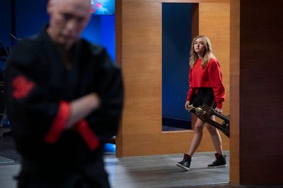 Thomas Ian Griffith as Terry Silver, Peyton List as Tory Nichols Photo