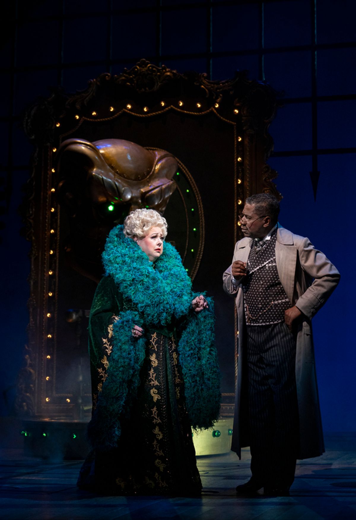 Sharon Sachs and Cleavant Derricks in WICKED at 