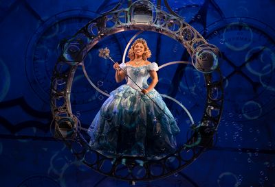 Brittney Johnson as Glinda in Wicked Photo