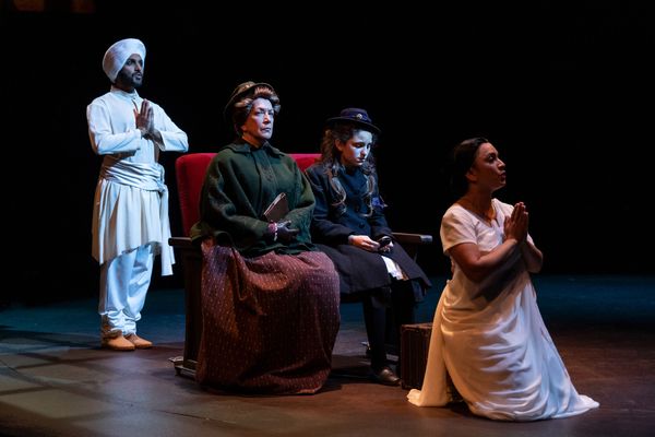 Levin Valayil,, Adinah Alexander, Ellie Biron and Shivani Rustagi  Photo