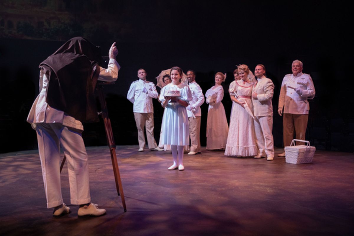 Ellie Biron and the company of THE SECRET GARDEN at 