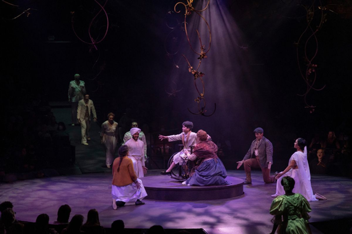  Kai Edgar and the company of THE SECRET GARDEN at 