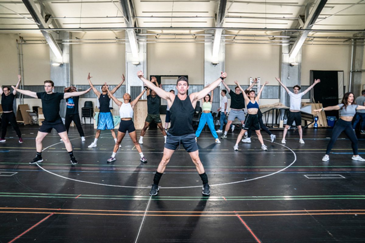 Jon Reynolds and cast at 