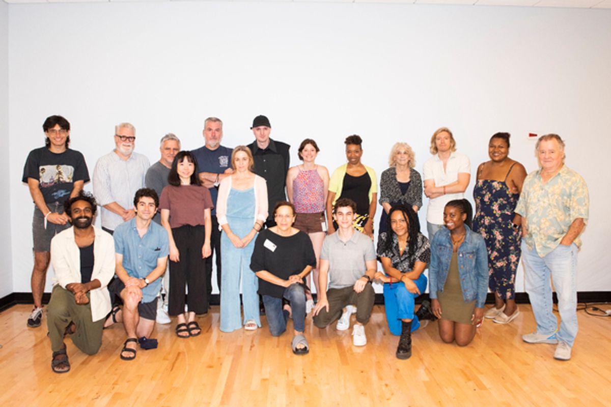  Back row: (l-r) John Polles, Jeffory Lawson, Neil Pepe, Glenn Fitzgerald, Knud Adams, Gracie 
Gardner, Portia, Laura Esterman, Patrick Vaill, Destiny Lilly, and Peter Gerety. 
Front row: (l-r) Arun Welandawe-Prematilleke, Bartley Booz, Jiaying 
Zhang, Emily Cass McDonnell, Marsha Ginsberg, 
Alex Cortinas, Gabby Beans and Alicia Pilgrim  at 