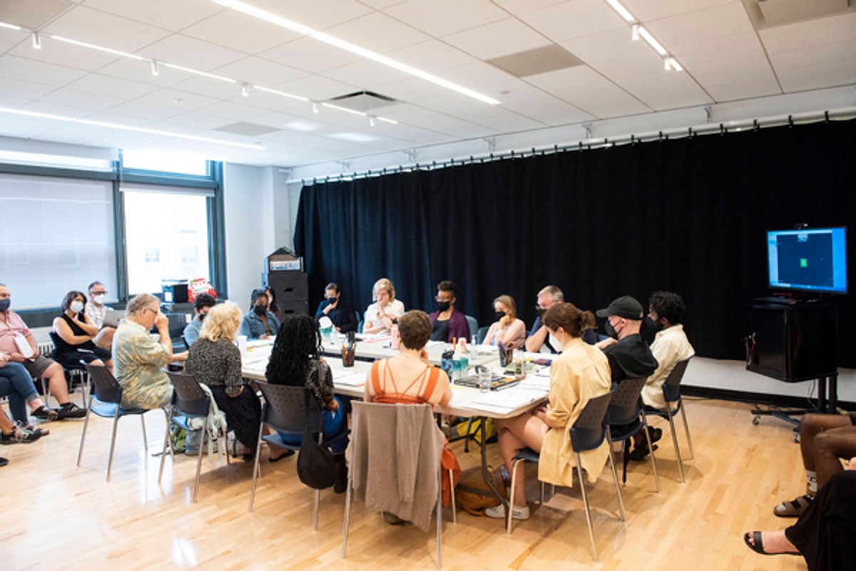 Cast and creative team at Photos: Gabby Beans, Bartley Booz & More to Star in I'M REVOLTING - Get a First Look Inside Rehearsals