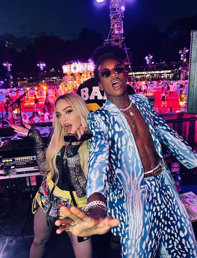 Madonna and David Banda Photo