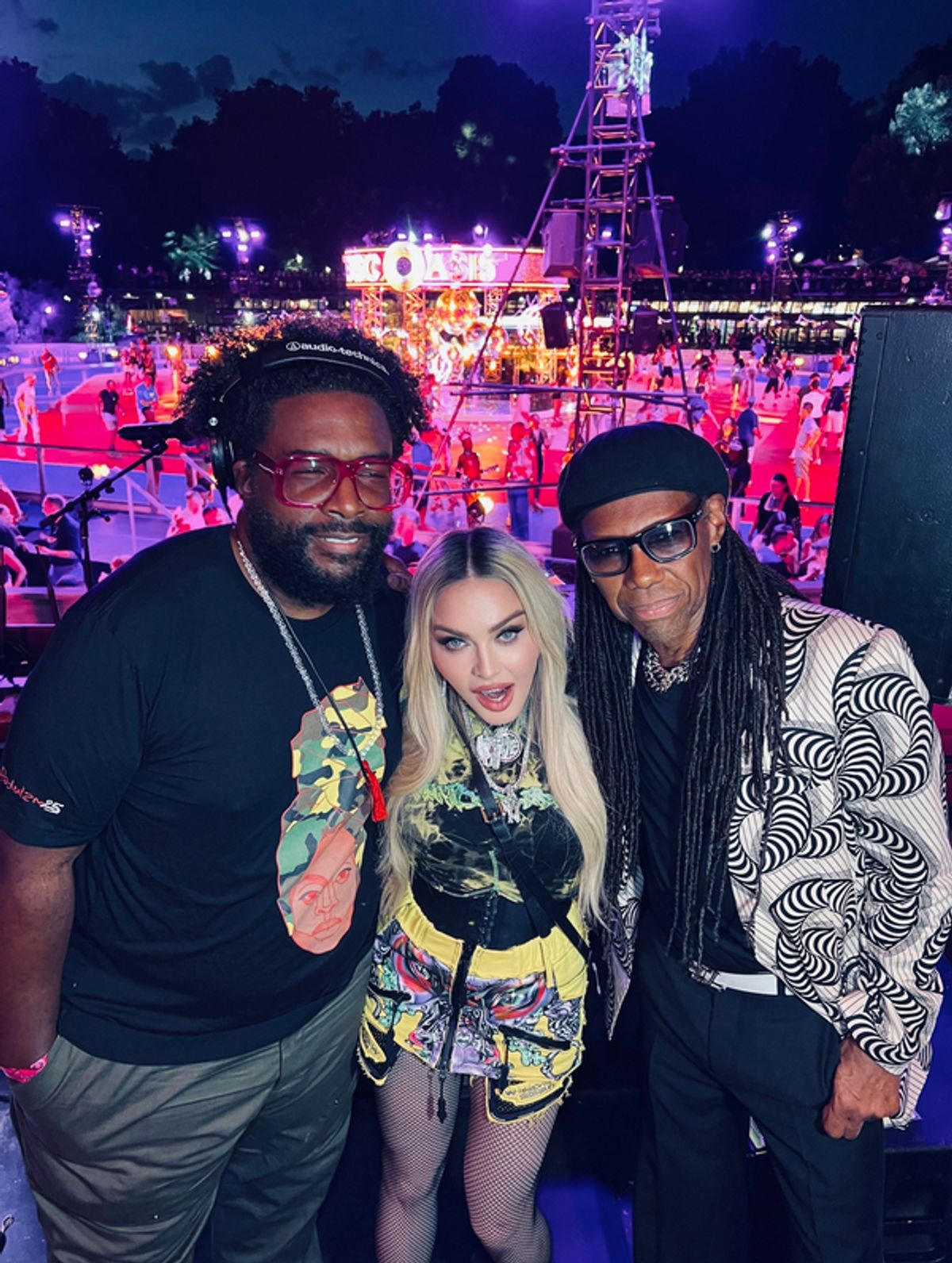 Questlove, Madonna, and Nile Rodgers at 