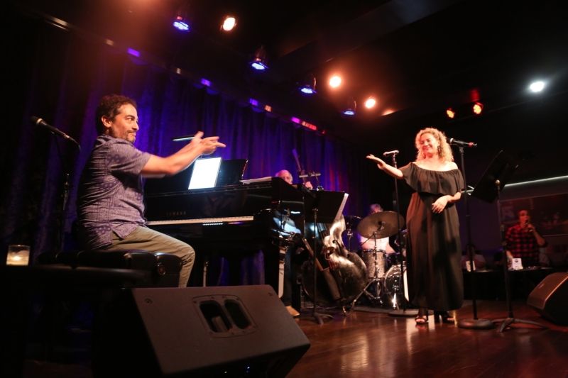Photos:  August 9th THE LINEUP WITH SUSIE MOSHER at Birdland Theater by Photographer Gene Reed  Image