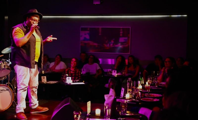 Photos:  August 9th THE LINEUP WITH SUSIE MOSHER at Birdland Theater by Photographer Gene Reed  Image