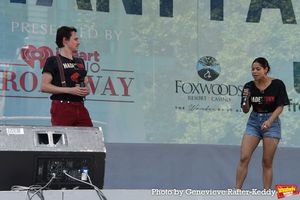 Reeve Carney and Eva Noblezada @ BroadwayWorld Reeve Carney and Eva Noblezada Photo