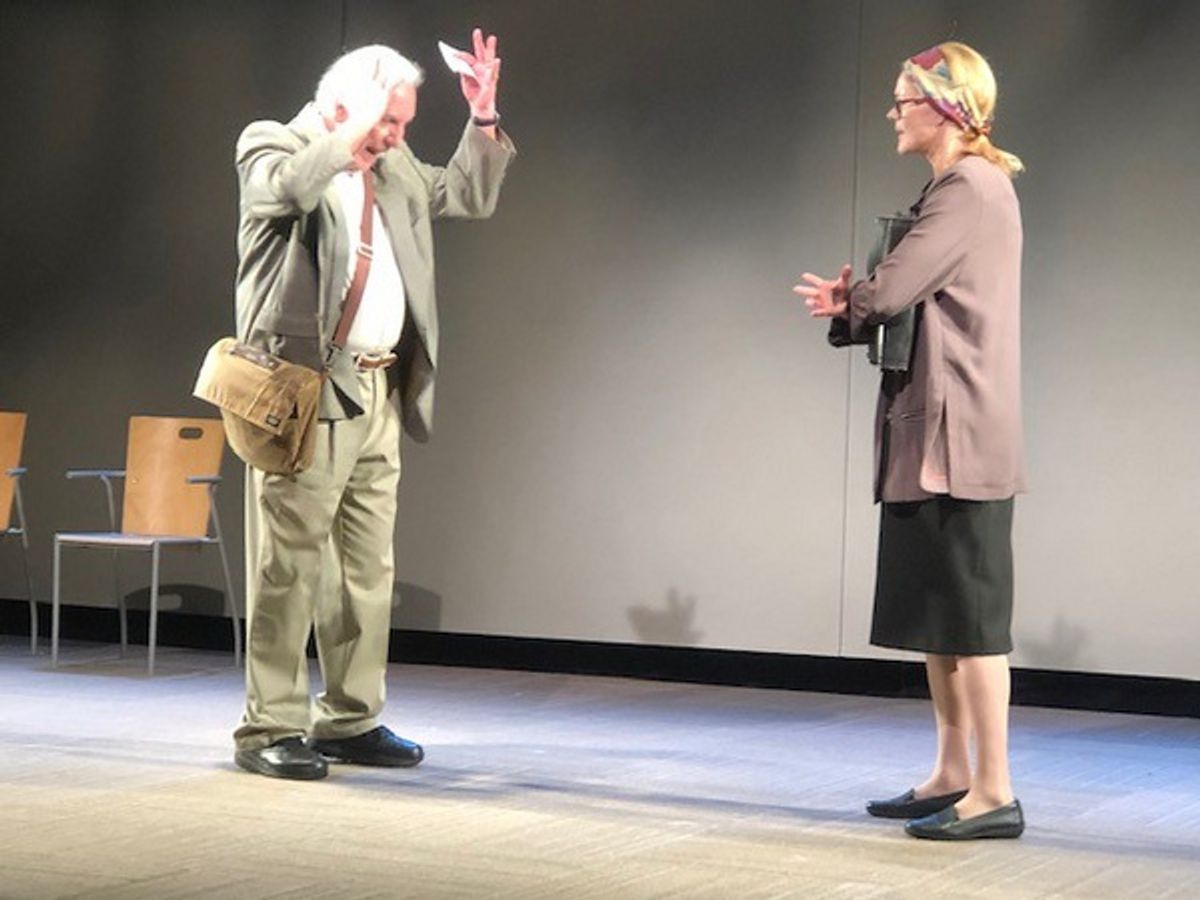 John Rubenstein and Carolyn McCormick at 