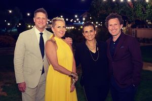 Natalie Joy Johnson,  Natalie Tenenbaum, Jacob Langfelder, and Christopher Sieber Photo