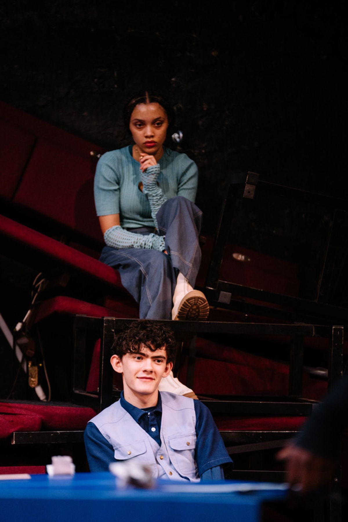 Joe Locke and Mereana Tomlinson at Photos: First Look at THE TRIALS at Donmar Warehouse