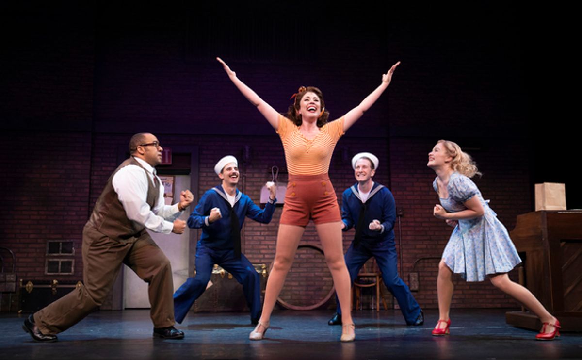 The cast of “Dames at Sea” at Bucks County Playhouse at Photos: Lesli Margherita, Julie Kavanaugh and More Star In DAMES AT SEA At Bucks County Playhouse