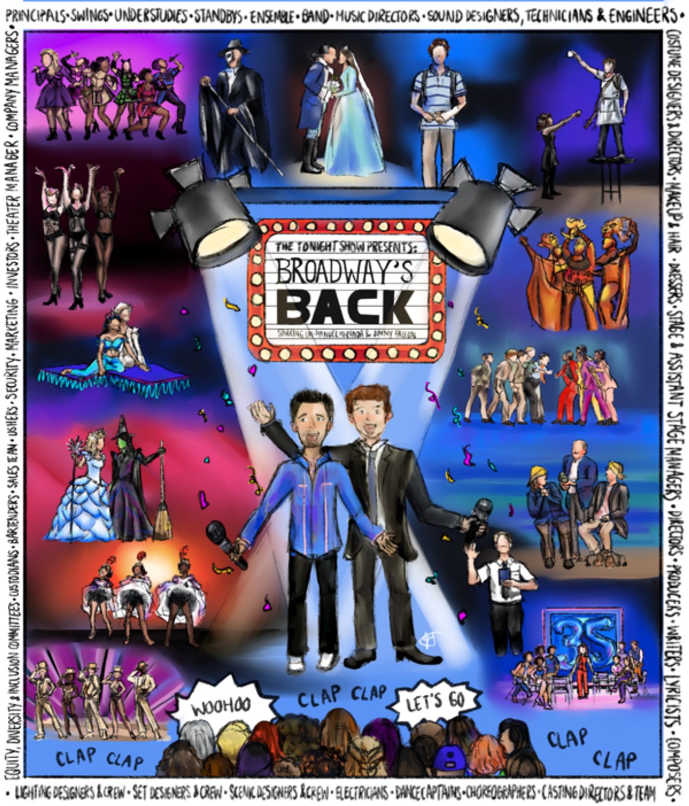 Winning Fan Art Selected by the Museum of Broadway  Image