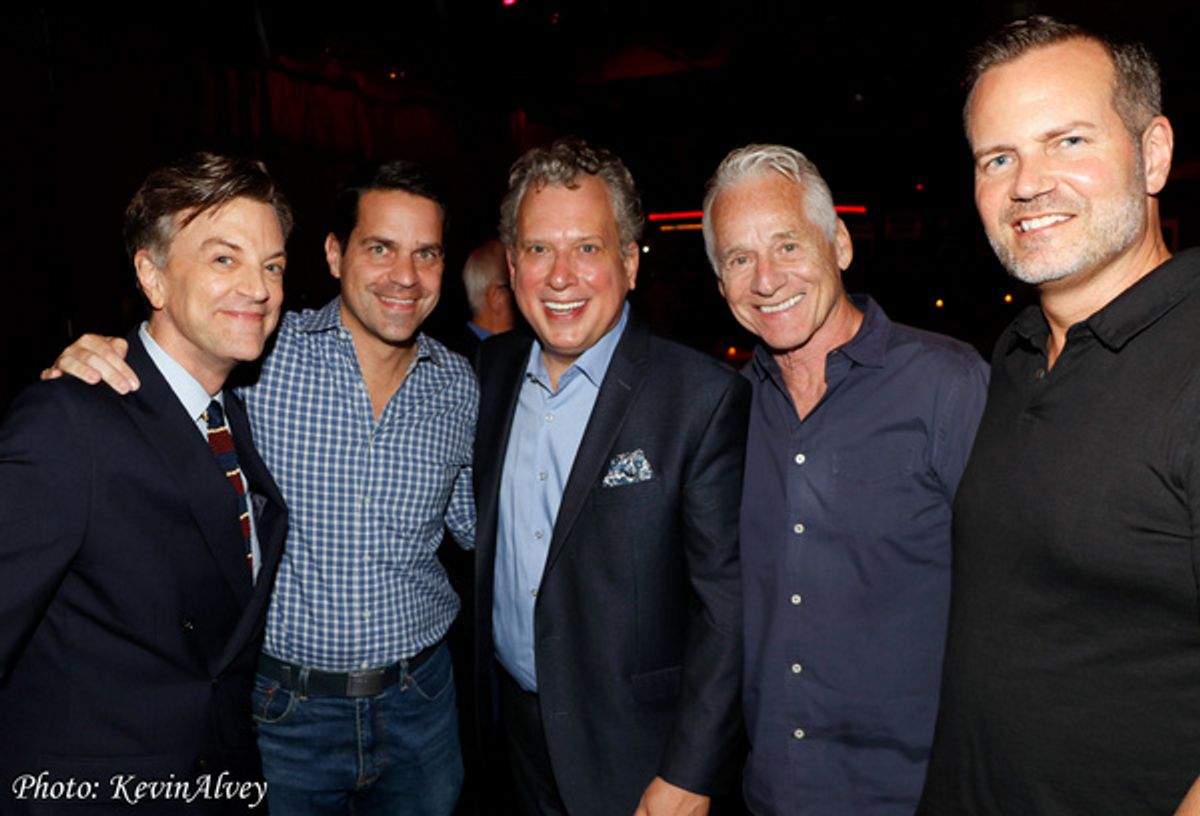 Jim Caruso, Dave Karger, Billy Stritch, Terry Cole, Fred Dixon at 