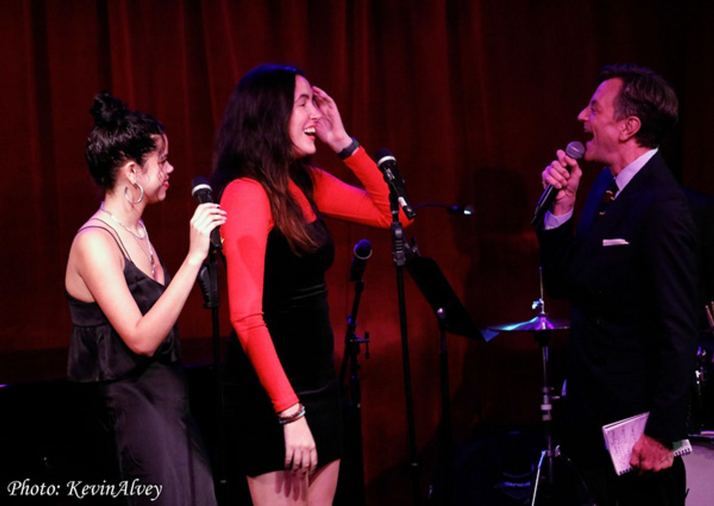 Lily Soto, Ava Locknar, Jim Caruso