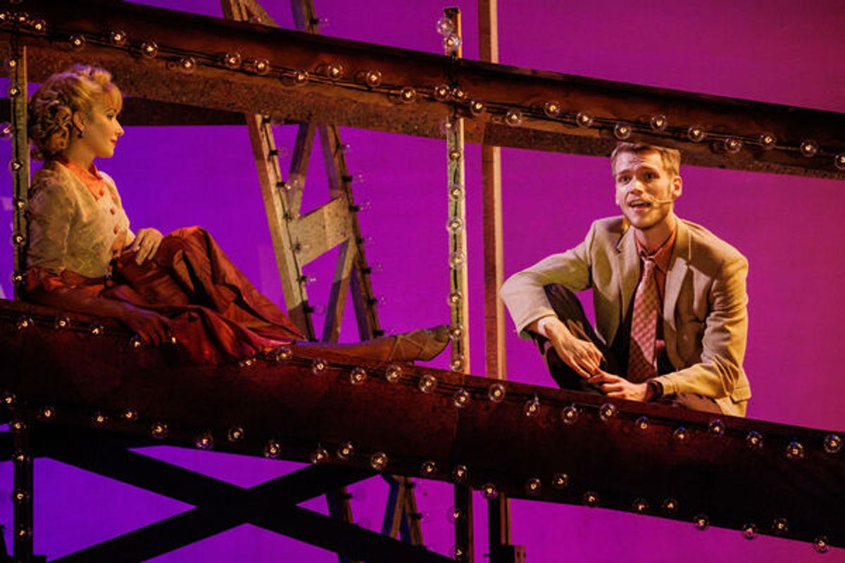 Kim Sava and Jackson Goad at 