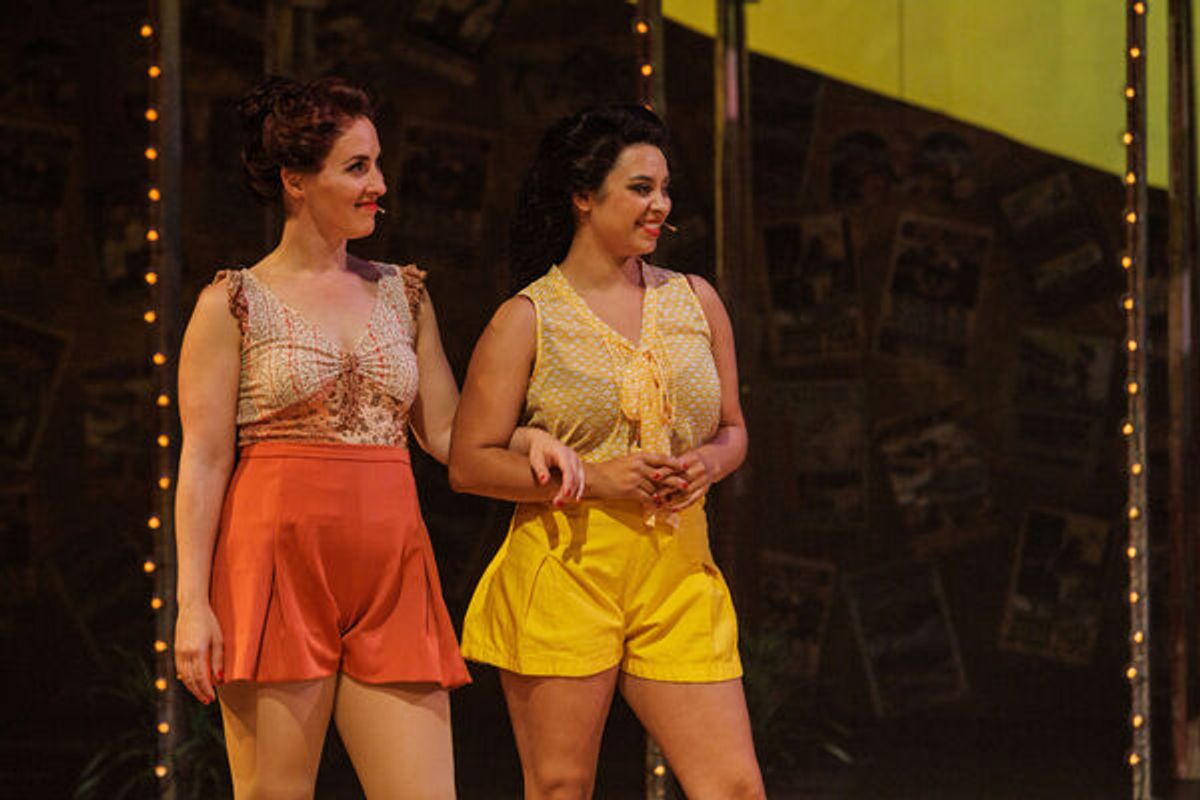 Emily Larger and Claire Fossey  at 