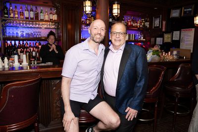 Josh Bennett and John Minnock at 54 Below on August 4, 2022 Photo by Leslie Farinacci Photo